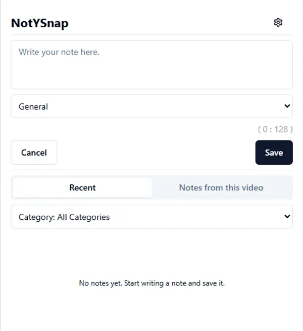 NotYSnap in action