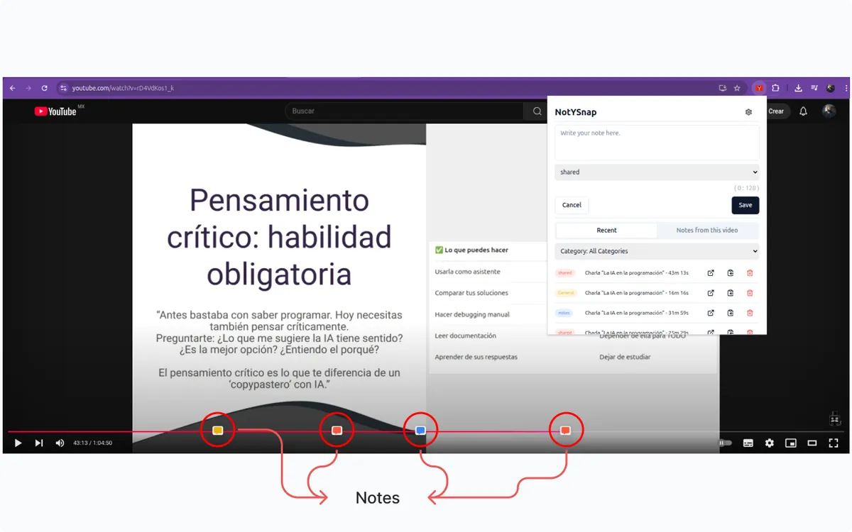 View and Manage Notes